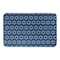 Designs Direct Blue Star Of David Pattern Bath Mat, 34&#x22; x 21&#x22;